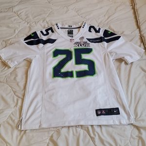 Seattle Seahawks Superbowl XLVIII Sherman Jersey